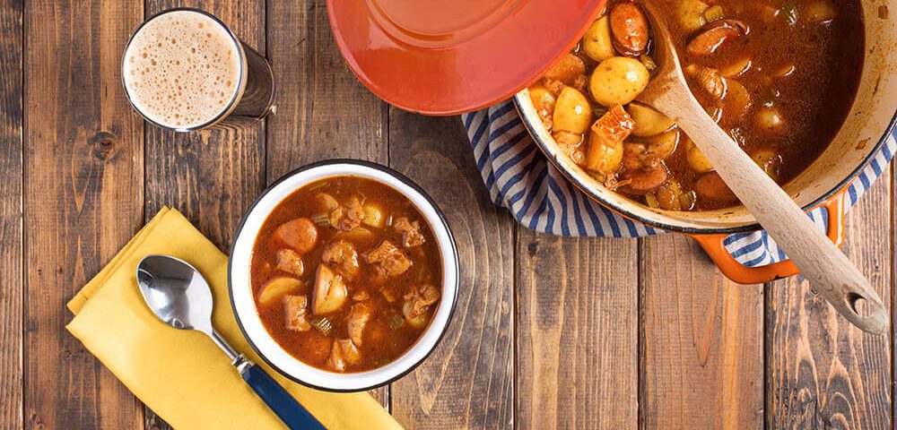 Tripe Sausage and Potato Stew